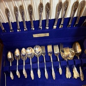 Luxury Silver Flatware Set